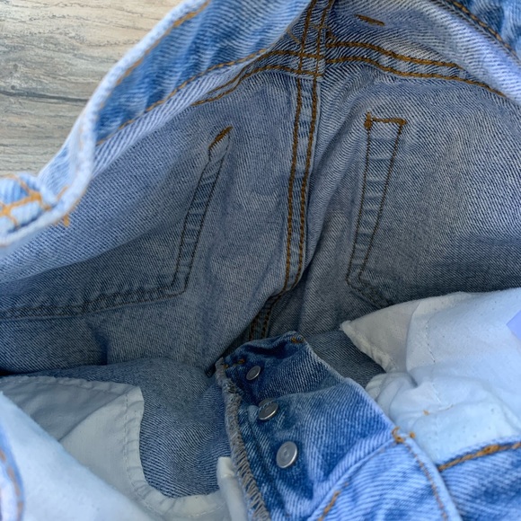 Brandy Light Denim High Rise Mom Jeans Pants - Picture 5 of 13